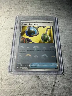 Energy Retrieval Poke Ball #82 Holo Pokemon Sv11W: White Flare Card - Image 1