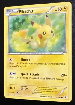 Pikachu 26/83 | XY - Generations | Common | Pokemon card Near Mint - Image 3