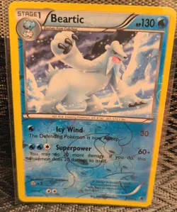 Pokemon TCG Emerging Powers Beartic Reverse Holo Card 31/98 LP Condition - Image 1
