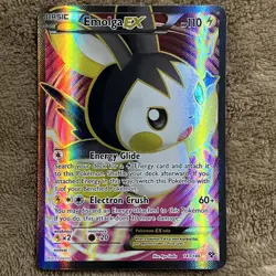 Emolga EX Full Art 143/146 XY Base Set Ultra Rare Holo Pokemon Card 2014 - Image 1