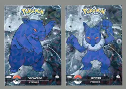 DROWZEE & HYPNO - Cracked Ice Holo - Crystal Dark Black 2025- Pokemon Card - Image 1