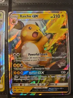 Pokemon Card - Raichu GX Shining Legends 29/73 SM Sun & Moon Holo - Image 1