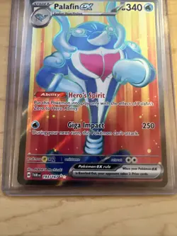 Palafin EX 193/167 Twilight Masquerade Full Art Ultra Rare Pokemon Card NM - Image 3
