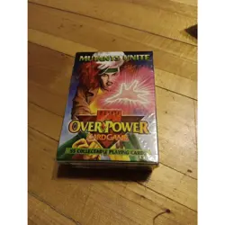 Marvel OverPower card game 55 cards Mutants Unite Theme Deck Rogue NEW - Image 1
