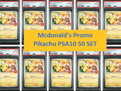 PSA 10 PIKACHU PROMO 020 McDONALD'S 2025 Pokemon card Japan 50 set - Image 1