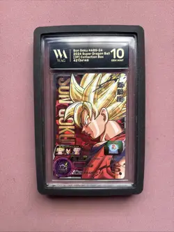 ABS-24, Goku Super Dragon Ball Heroes SDBH Card Japanese Graded - Image 1
