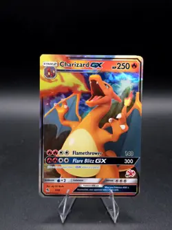 Pokemon TCG Charizard GX Holo Ultra Rare Card Hidden Fates 9/68 - Image 1