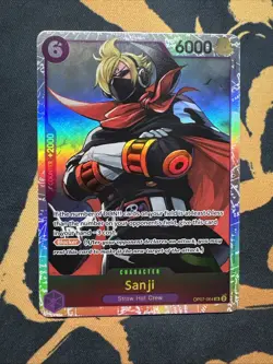 One Piece CCG Sanji OP07-064 500 Years in the Future Foil Card - Image 1