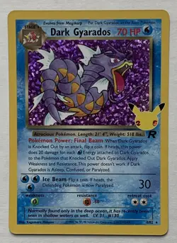 Pokemon Celebrations Dark Gyarados 8/82 Holo Classic Collection NM - Image 1