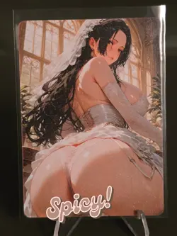 Boa Hancock - One Piece - double-sided card - WAIFU - ANIME - custom card - Image 1