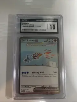 Eiscue EX 222/197 Obsidian Flames Special Illustration Rare Card CGC 10 - Image 1