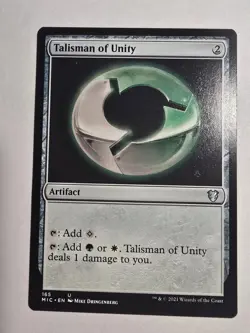 Talisman of Unity Commander: Innistrad: Midnight Hunt Regular Mtg - Image 1