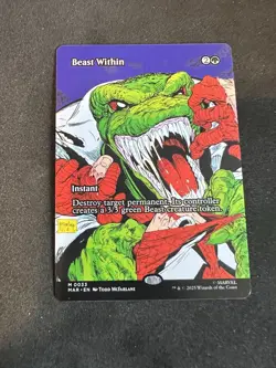 Beast Within (Borderless) M Marvel Universe Eternal Legal 33 NM SPM MTG MYTHIC - Image 1