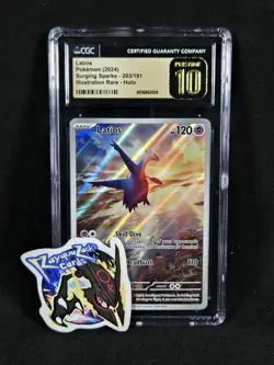 Pokemon Surging Sparks Latios 203/191 Illustration Rare CGC 10 Pristine POP 31 - Image 1