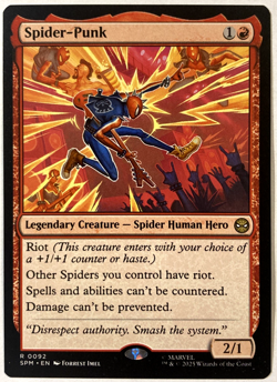 MTG Spider-Punk Marvel's Spider-Man 92 NM - Image 1