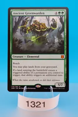 MTG Ancient Greenwarden Zendikar Rising Regular #178 - Image 1