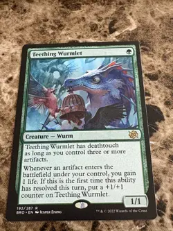 TEETHING WURMLET Magic MTG The Brothers' War - Image 1