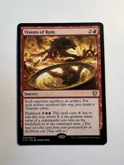 Visions of Ruin - MTG Innistrad: Midnight Hunt: Commander - NM - Image 1