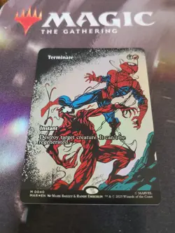 Mtg. Terminate. Foil Borderless. Marvel Universe Eternal-Legal. Pack Fresh - Image 1