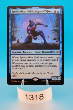 MTG Spider-Man 2099, Miguel O'Hara Marvel's Spider-Man: Eternal-Legal Foil #8 - Image 1