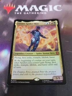 Mtg. Cosmic Spider-Man. Foil. Marvel's Spider-Man. Pack Fresh - Image 1