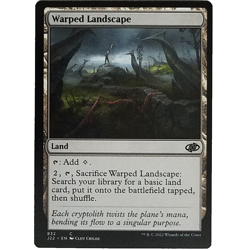 x1 Warped Landscape J22 MTG M/NM Common Colorless Land Jumpstart 2022 TCG CCG - Image 1