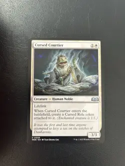 Cursed Courtier - Mtg: Wilds of Eldraine Regular Uncommon 09 - Image 1