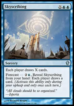 Skyscribing - Medium Play MTG Commander 2013 Edition - Image 1