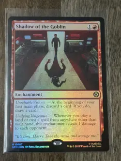 Shadow of the Goblin Marvel's Spider-Man NM MTG Foil R0087 - Image 1