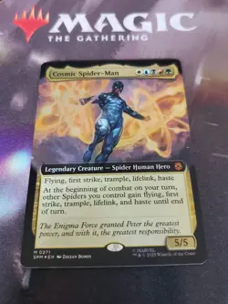 Mtg. Cosmic Spider-Man. Foil Extended Art. Marvel's Spider-Man. Pack Fresh - Image 1
