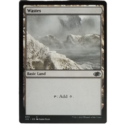 x1 Wastes J22 MTG M/NM Basic Land Colorless Common Jumpstart 2022 TCG CCG - Image 1