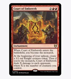 Court of Embereth Commander: Wilds of Eldraine (WOC) MTG Rare #24 | Regular Card - Image 1