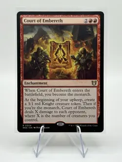 Court of Embereth Commander: Wilds of Eldraine (WOC) MTG Rare #24 | Regular Card - Image 2