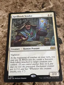 SPELLBOOK VENDOR Magic MTG Wilds of Eldraine - Image 1