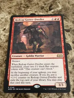 REDCAP GUTTER-DWELLER Magic MTG Wilds of Eldraine - Image 1