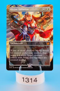MTG Divine Visitation (Anime Borderless) Ravnica Remastered Regular #416 - Image 1