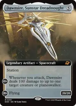 MTG English Dawnsire, Sunstar Dreadnought (Extended Art) NM Normal - Image 1