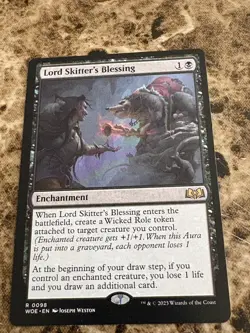 LORD SKITTER'S BLESSING Magic MTG Wilds of Eldraine - Image 1