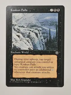 Magic the Gathering MTG Koskun Falls Homelands - Image 1
