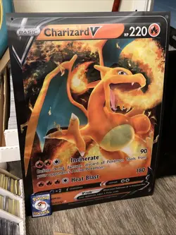 Pokemon Brilliant Stars Charizard V Arceus V 17x24 3D Lenticular & PROMO POSTER - Image 1