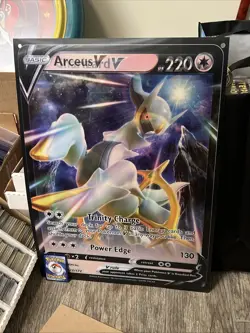 Pokemon Brilliant Stars Charizard V Arceus V 17x24 3D Lenticular & PROMO POSTER - Image 2