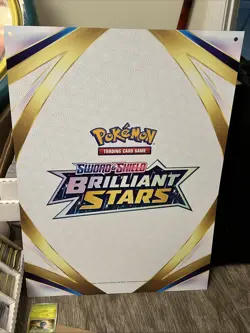 Pokemon Brilliant Stars Charizard V Arceus V 17x24 3D Lenticular & PROMO POSTER - Image 3