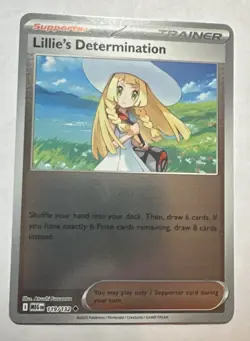 Lillie's Determination (Reverse Holo) 119/132 Uncommon Pokemon Mega Evolution - Image 1