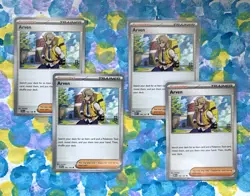 Pokemon TCG; [4x Playset] Arven 166/198 Sv01: Scarlet & Violet Base Set - Image 1