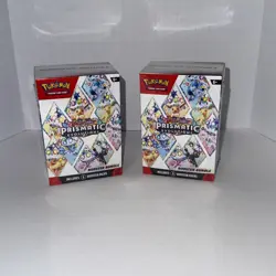Pokemon TCG Prismatic Evolutions Booster Bundle Lot of 2 SEALED - Image 1