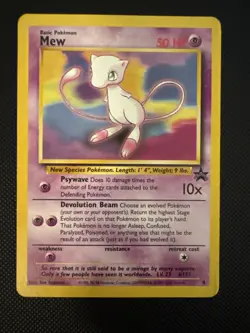 Mew 8 Wotc Black Star Promo Regular Pokemon - Image 1