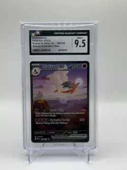 CGC 9.5 Charizard EX 199/165 Pokemon Scarlet & Violet 151 2023 English - Image 1