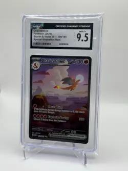 CGC 9.5 Charizard EX 199/165 Pokemon Scarlet & Violet 151 2023 English - Image 3