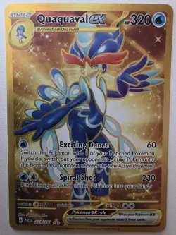 Quaquaval ex 273/193 NM Pokemon SV02: Paldea Evolved Hyper Rare Holofoil 273/193 - Image 1