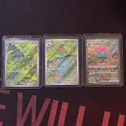 Pokemon 151 Bulbasaur 198/165 & Ivysaur 167/165 & Venusaur 166/165 NM English - Image 1